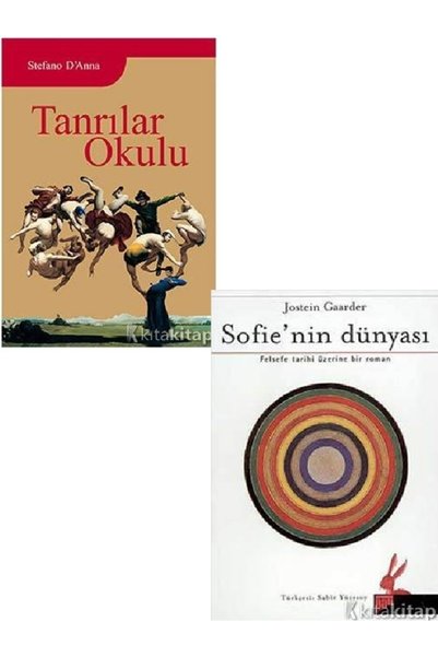 Destek Yayınları Tanrılar Okulu  Sofie’nin DünyasıJostein GaarderStefano E. D'Anna 2 KİTAP