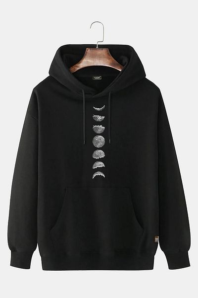 Pink Sky Φούτερ με κουκούλα με κουκούλα με στάμπα Unisex