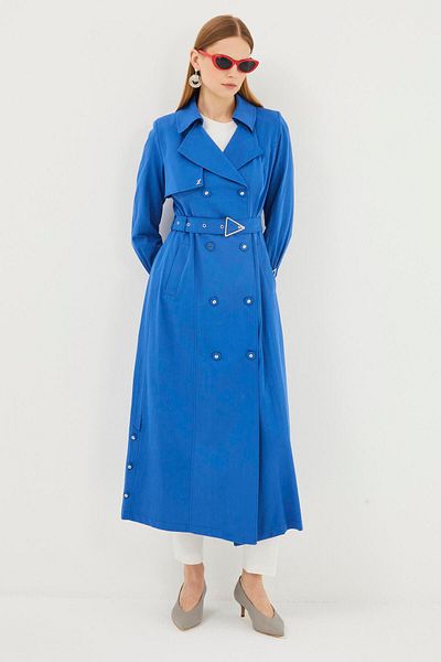 Zühre Trench Aviator - Cu centură și detaliu mâneci, Model 12916