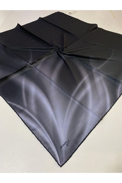 Armine Sport Twill (tivil) Κασκόλ Gradient Transition Μαύρο Γκρι