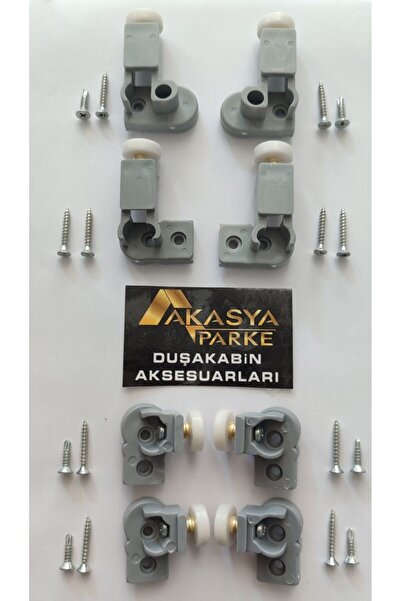 aym akasya yapı market DUŞAKABİN TEKER SETİ BELLA SERİSİ 1 SABİT 2 HAREKETLİ ...
