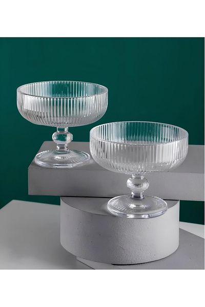 Vadi Lucca 260 ml - 4 Snack Bowl and Sugar Bowl Ice Cream Bowl