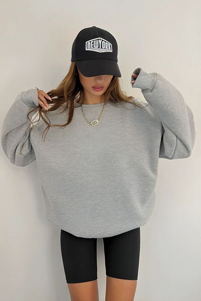 Pink Sky New Season Oversize Large Thick Cotton Sweatshirt