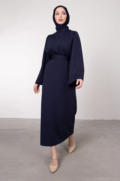 Dm Life Φόρεμα Hijab - Λεπτομέρεια με μανίκια και φύλλο