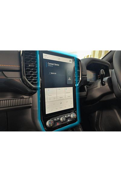 Ecr Mobile Ford Ranger 12 Inch Navigation and Digital Instrument Panel - 9h Nano Screen Protector, 2023-2024 Model Compatible