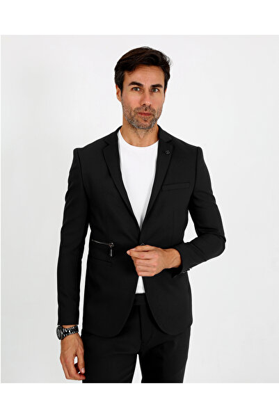 ACTUAL Men's Black Suit - 4040 Model