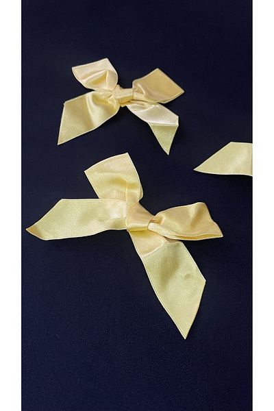 Ozpas Yellow Satin Bow - 5pcs Model