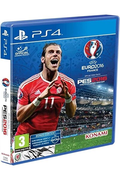 KONAMI Pes 2016 (EURO 2016 FRANCE) Türkçe Ps4 Oyun 2. El