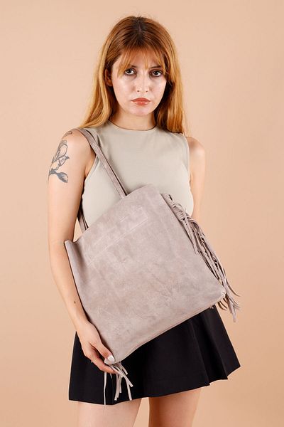 Getcho Belona Genuine Suede Leather Women's Shoulder Bag - Mini Bag with Gift