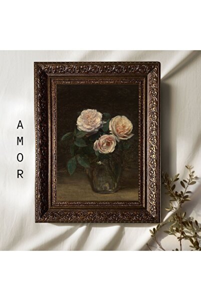 Sanart Vintage Tablo, Yağlı Boya Tablosu, Özel Seri Çerçeveli Tablo, Sanatsal...