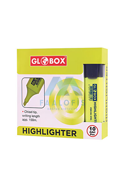 Dağtaş Kırtasiye قلم تمييز جلوبوكس 10 عبوات