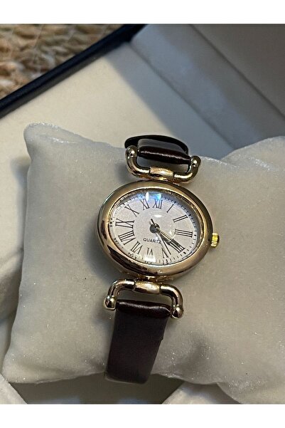 Brality ساعة يد نسائية بحبل جلدي عتيق من نيو سيزون... 0057