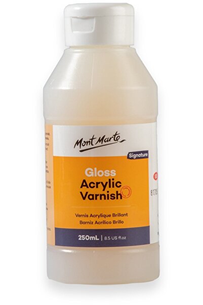 Mont Marte MM Signature Parlak Son Kat Akrilik Vernik 250ml