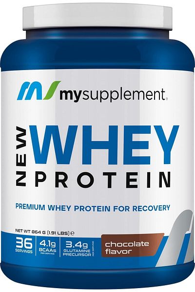 MYSUPPLEMENT 864g 36 Servies Chocolate Flavored Protein Powder - Creatine 250Gr 50 Servies (Whey Protein)