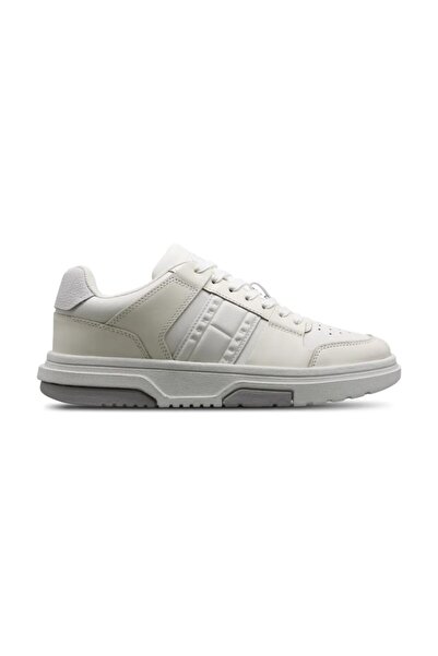 Tommy Hilfiger Brooklyn Weiss Leather White Sneaker Beyaz Deri Spor Ayakkabı