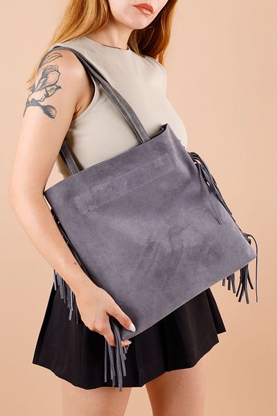 Getcho Belona Genuine Suede Leather Women's Shoulder Bag - Mini Bag with Gift
