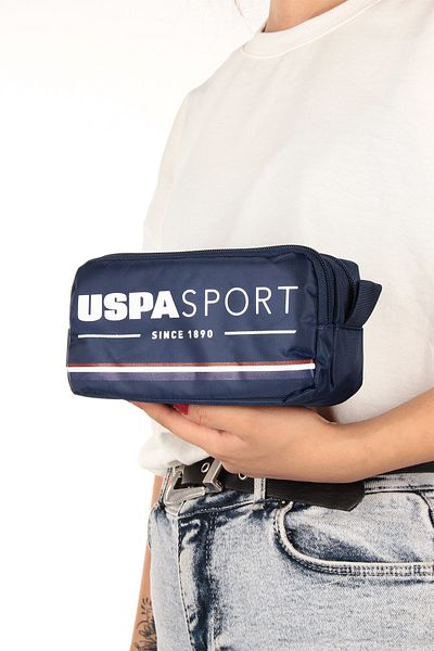 U.S. Polo Assn. ALBASTRU ÎNCHIS 24445-24438-2440-24436-24442 Geantă de școală și trusă pentru creion