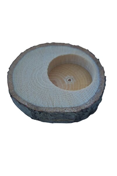 doğaldepo Ahşap Kütük Mumluk Meşe - 100 Adet