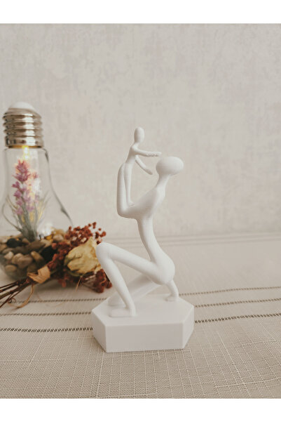 ALTINDAL Home ANNE VE BEBEK MODELİ İskandinav Tarzı Biblo Heykel Figür Dekor ...
