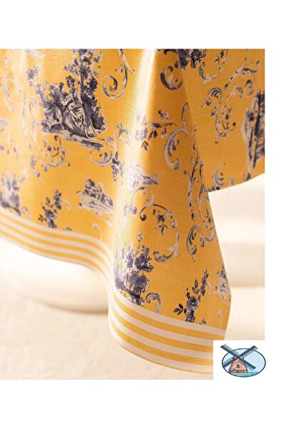Madame Coco Nora Masa Örtüsü - Sarı - 140x200 cm