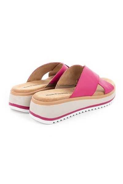 Hush Puppies Hou ( 624203 ) - Medium Heeled Anatomical Genuine Leather Stylish Women's Slippers