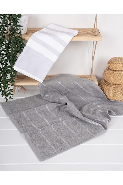Baveno Saphir 2-piece 50x70 Cm Cotton Kitchen Towel and Towel Set