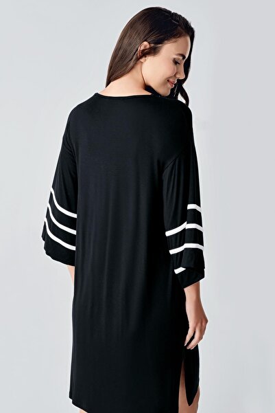 Artış Ελαστικό παχύρρευστο κοντομάνικο νυχτικό