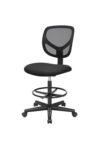 Dopa Fileli Yüksek Ofis Sandalyesi Fileli Yüksek Bar Sandalyesi Ayak Koymalı