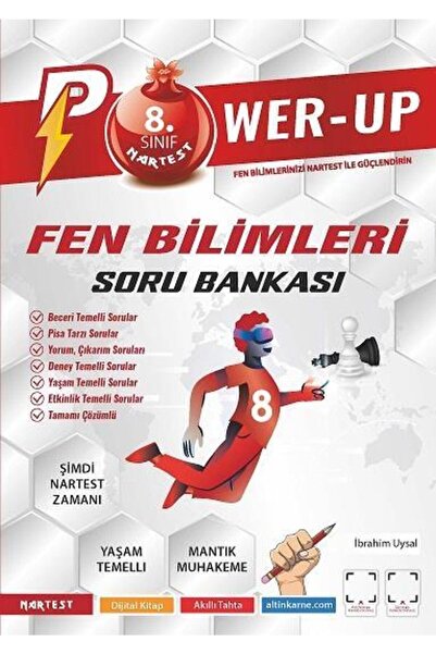Nartest Yayınları Nartest 8. Sınıf Power-up Fen Bilimleri Soru Bankası