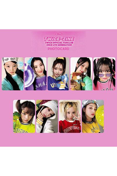 Kpop Dünyasi مجموعة أجهزة الكمبيوتر الشخصية TWICE ''Twice-Zine Vol4''