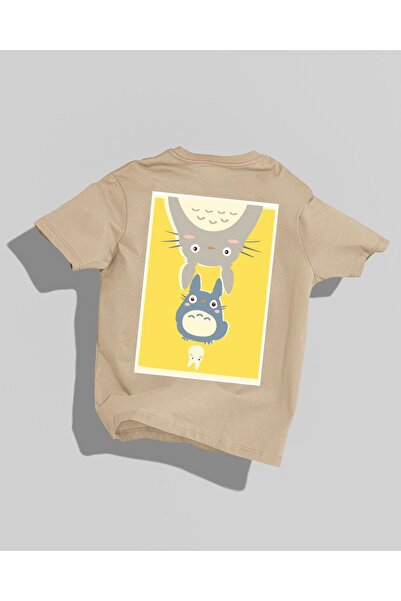 Nulivez Totoro Design My Neighbor - Back Printed High Quality Unisex Oversize...