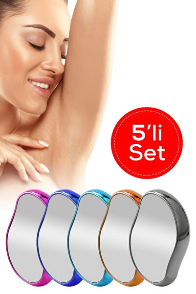 ALFAGİFT 5li Kristal Cam Epilatör Tüy Alma Aparatı- Acısız Epilasyon, Pürüzsü...