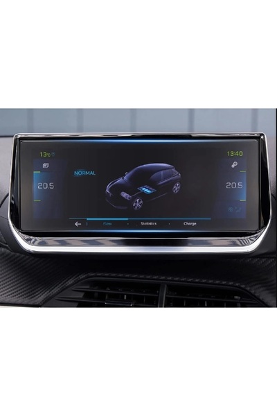 Peugeot 2008 GT 10 inç Navigasyon Ekran Koruyucu Nano Film Makyajlı 2023 Uyumlu