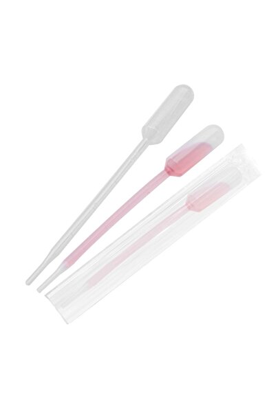 Zürih Ticaret Steril Pastör Pipeti 0.5-1 ml 100 Adetlik Paket - Tek Tek Poşetli
