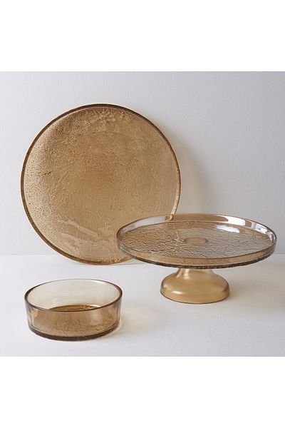 Linens Gleam 25 cm Amber Service - Standing