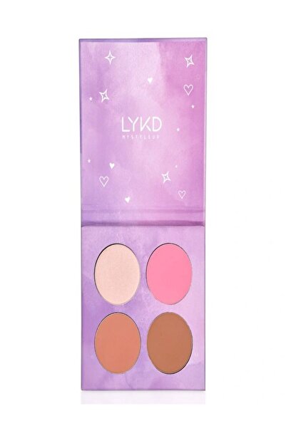 lykd Purple You Yüz Paleti Dörtlü Palette Her Cilt Tonuna Uygun, İki Allık, B...