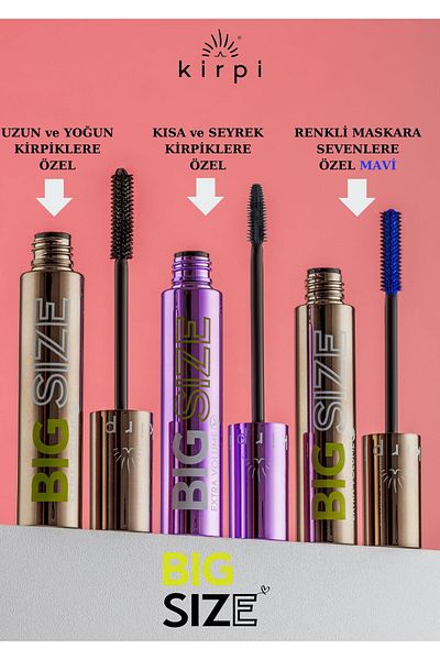 Kirpi LASH BIG SIZE MASCARA - FOR LONG AND DENSED LASHES