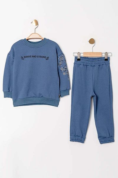 Gold Class Kidswear 2 Piece Unisex Children's Tracksuit Set - Long Sleeve and Diagonal