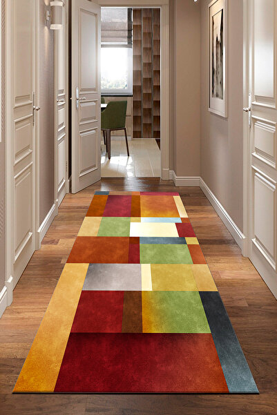 Printing Four Seasons Anti-Slip  Washable Cutting Corridor Kitchen and Room Cutting Runner Carpet