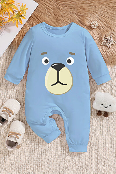 ADABEBEK Bear Printed Soft Baby Jumpsuit - Style 20219