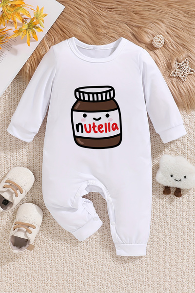 ADABEBEK Nutella Patterned Jumpsuit - 10061 Model