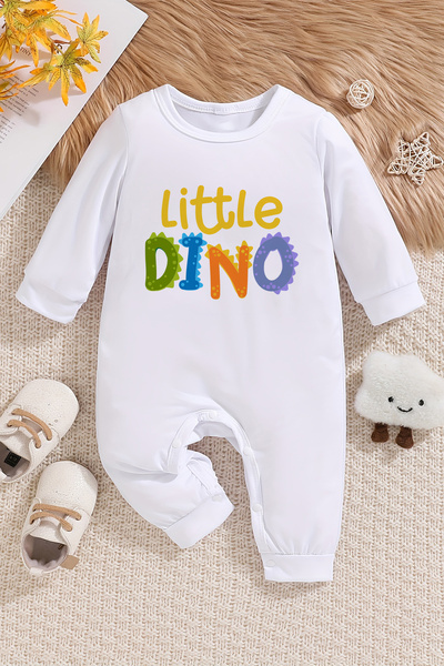 ADABEBEK Baby Boy Dino Printed Jumpsuit - 22117