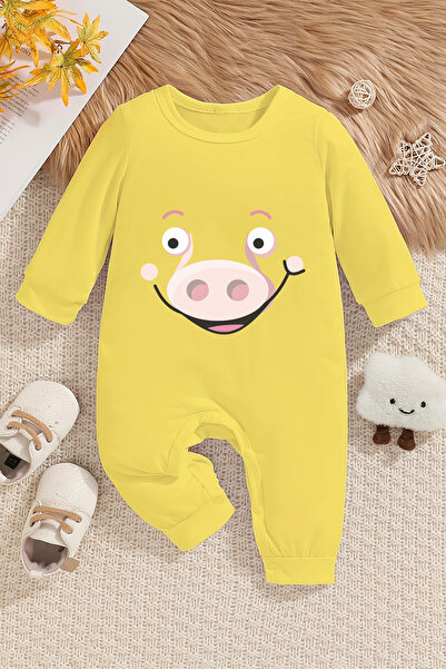 ADABEBEK جمبسوت أطفال لطيف مطبوع عليه أصدقاء - 20227