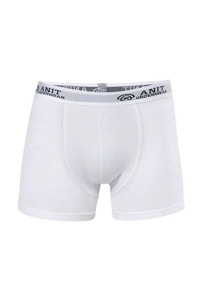 Anıt Ανδρικά Boxers Lycra Plus Size - 6 τεμάχια, κοντά πόδια, 92% βαμβάκι, 8% λύκρα