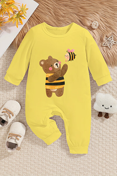 ADABEBEK ثوب فضفاض للأطفال بتصميم نحلة العسل - 20491