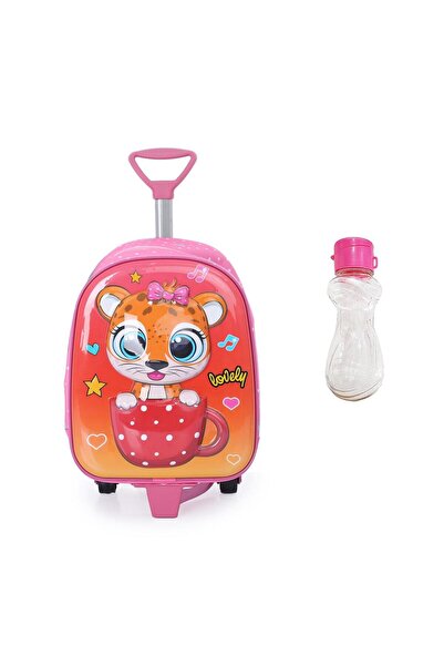 Mashotrend Çekçekli Fincan Kedicik Anaokulu Çantası Suluk - Kız Çocuk Çanta -...