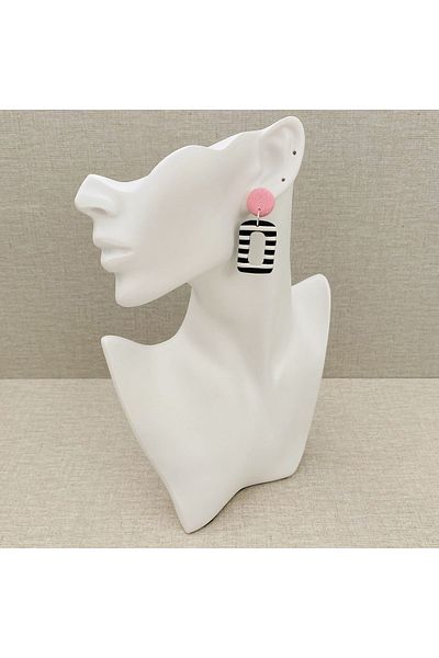 KARYA Striped Earrings
