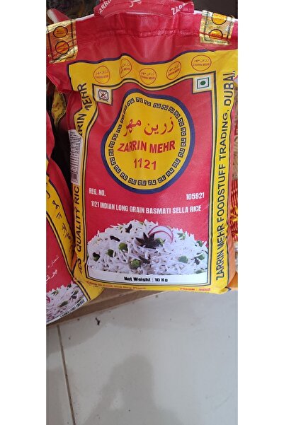 Zerrin Basmati Iran Pirinç Kolay Pişirme 10 Kg