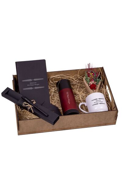 Kitaplı Hediye Mütercime Kişiye Özel Hediye Kutusu - Kupa Ajanda Kalem Termos...