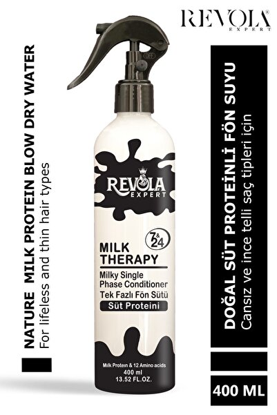 REVOLA EXPERT Milk Therapy TEK Fazlı Saç Bakım Fön Suyu 400 ml - Saç Dökülmes...